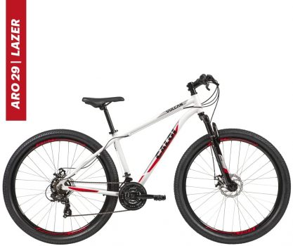 Bicicleta Aro 29 Caloi Vulcan Branca Tam. 15