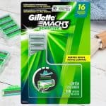 Carga para Aparelho de Barbear Gillette Mach3 Sensitive - 16 unidades