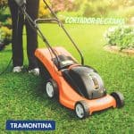 Cortador De Grama Elétrico 1300w 110v Laranja E Preto