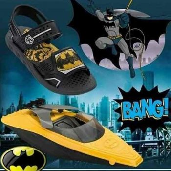 Sandália Infantil Grendene Kids Batman Boat