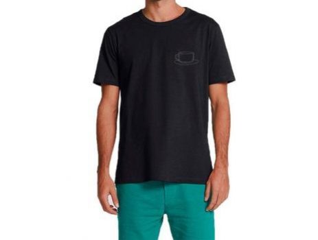 Camiseta Manga Curta Masculina Com Bordado - hering