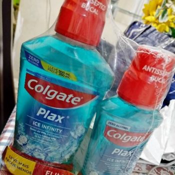 Enxaguante Bucal Colgate Plax Fresh Mint 500ml - Colgate Plax IceFusion 250ml