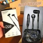 Fone De Ouvido Sound Beats I2GO Intra-Auricular Com Microfone E Acabamento Em Metal 1,2m 103db Preto