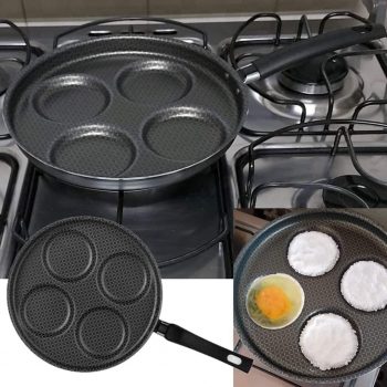 Frigideira 4 Ovos Aluminio Antiaderente Linha Gourmet Multiflon
