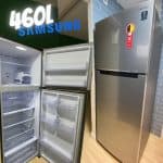 Geladeira Samsung Evolution RT46 com PowerVolt Inverter Duplex 460L Inox Look