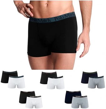 Kit com 10 Cuecas Boxer Sortidas New Edition - Polo Match