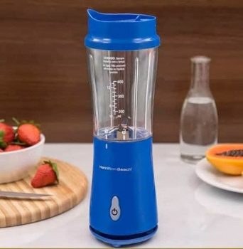 Liquidificador Individual, Azul, 110v, Hamilton Beach