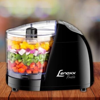 Mini Processador de Alimentos Lenoxx Pratic - 1 Velocidade 100W