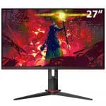 Monitor Gamer LED 27" Full HD AOC Hero 27G2/BK IPS, 1ms, 144 Hz, G-Sync, Design Premium, Game Mode, Shadow Control, Modo Mira, VGA, HDMI e DP