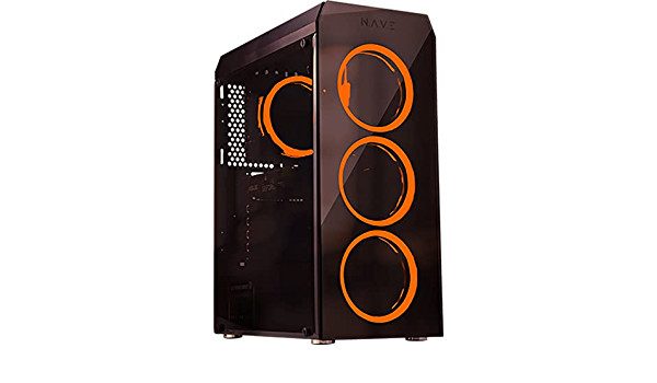 PC Gamer NAVE Urano AA01, AMD RYZEN 5 3600, 8GB, Radeon RX 570, SSD 256GB, LINUX, PRETO, MEDIO