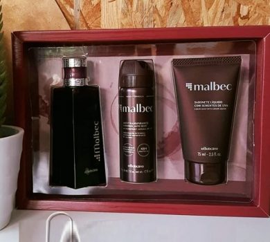 Kit Malbec Desodorante Colônia 50ml + Desodorante Antitranspirante Aerossol 31g + Sabonete Líquido Corporal 75ml