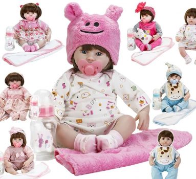 Boneca Reborn Bebê Real com Acessórios - brink+