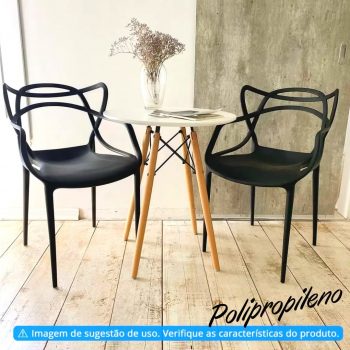 Cadeira de Polipropileno e Fibra de Vidro - Garden Life Design Allegra
