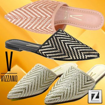Mule Vizzano Tramado Metalizado