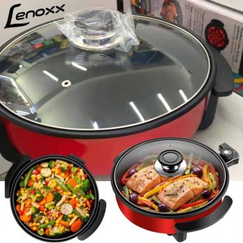 Panela Elétrica Lenoxx Easy Red 1250W 2,5L - Controle de Temperatura