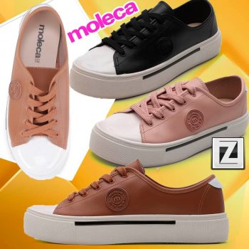 Tênis Moleca Caixa Alta Friso Feminino
