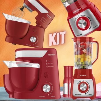 Conjunto Mondial, Liquidificador + Batedeira, 127V - KT-111