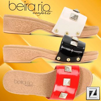 Tamanco Beira Rio Hot Fix Salto Baixo