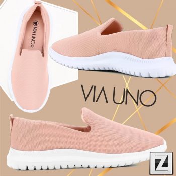 Slip On Via Uno Tecido Favo Feminino