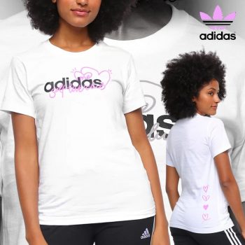 Camiseta Adidas Self Love Club Feminina - Branco