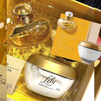 Kit Presente Lily  2 itens : Lily Eau de Parfum Válvula 75ml + Lily Creme Acetinado Hidratante Corporal 250g