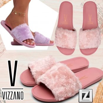 Rasteira Vizzano Slide Pelo