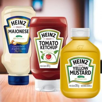 Kit Tradicional Heinz 03 Unidades Ketchup - 397g + Maionese 215g + Mostarda Amarela 255g