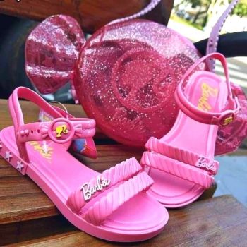 Sandália Infantil Barbie + Bolsa Candy Bag Feminina - Grendene Kids