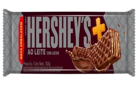 3 Un.  Chocolates Hersheys Mais Ao Leite