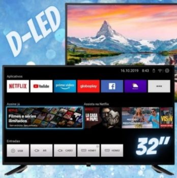Smart TV Philco PTV32N5SE10H, 32'' Polegadas, Tela D-LED HD, Conversor Digital, 2 HDMI, 2 USB, Preta