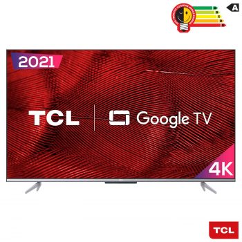 Smart TV tcl LED Ultra HD 4K 55 Android TV com Google Assistant, Borda Ultrafina e Wi-Fi - 55P725