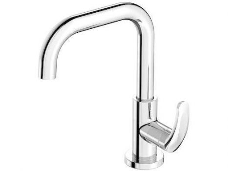 Torneira Para Lavatório De Mesa Bica Alta 90° Nexo Cromada