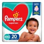 Fraldas Pampers Supersec