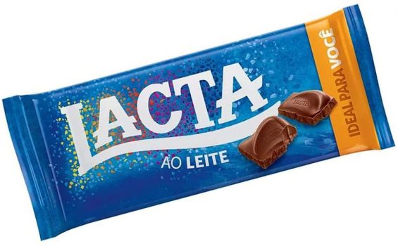 3 Unidades - Chocolate ao Leite Lacta Pacote 90g
