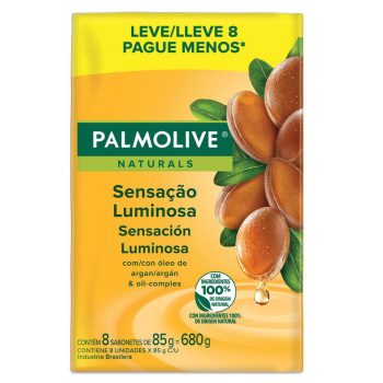 Sabonete Em Barra Palmolive Naturals Sensação Luminosa 85G Promo Leve 8 Pague 7