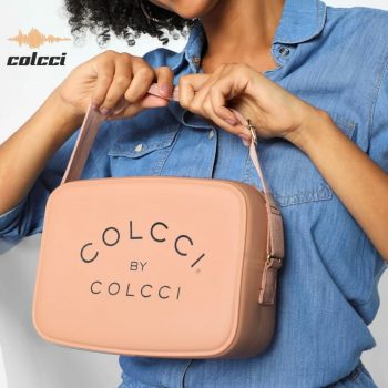 Bolsa Colcci Logo Bege