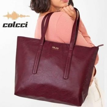 Bolsa Colcci Logo Bordô