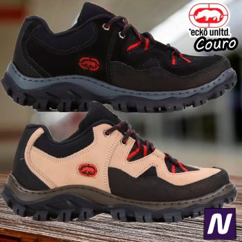 Bota Couro Ecko Masculina