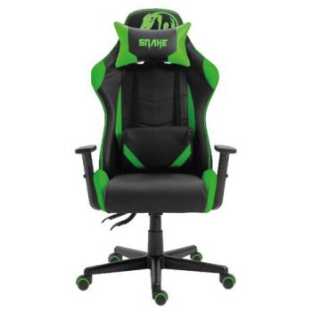 Cadeira Gamer Krait Snake Gaming Reclinável B88 Verde