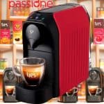 Cafeteira Espresso Três, Passione, Vermelha, 127V, 3 Corações