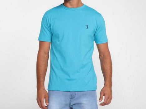 Camiseta Aleatory Básica Lisa Masculina