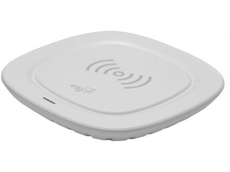 Carregador Wireless De Mesa Para Celular - Tecnologia Qi - Branco - Wq1Wh - Elg, Elg, Wq1Wh, Branco