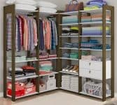 Closet Modulado Elora Ma1110 C/prateleiras Branco/ Cedro- M. Arapongas