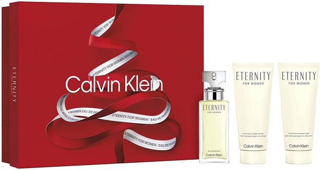 Conjunto Eternity for Women Calvin Klein Feminino - Eau de Parfum 50ml + Loção Corporal 100ml + Gel de Banho 100ml