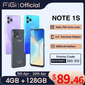 FIGI Note 1S Cupom