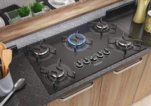 Fogão Cooktop Itatiaia ng 5 Bocas Acendimento Superautomático a Gás
