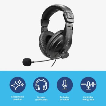 Fone de Ouvido Multilaser Profissional Giant P2 - PH049