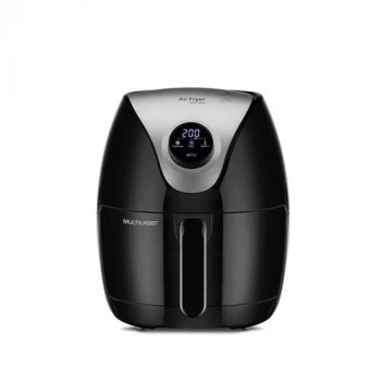 Fritadeira Elétrica Digital Sem Óleo Multilaser 4 Litros Preta 127V CE168