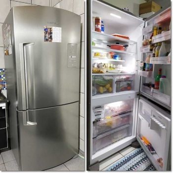 Geladeira / Refrigerador Brastemp Inverse Frost Free 2 Portas BRE80 573 Litros Evox