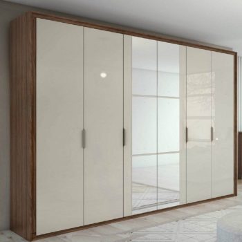 Guarda Roupa Casal 6 Portas 6 Gavetas 100%mdf Com Espelho Stylus Lopas